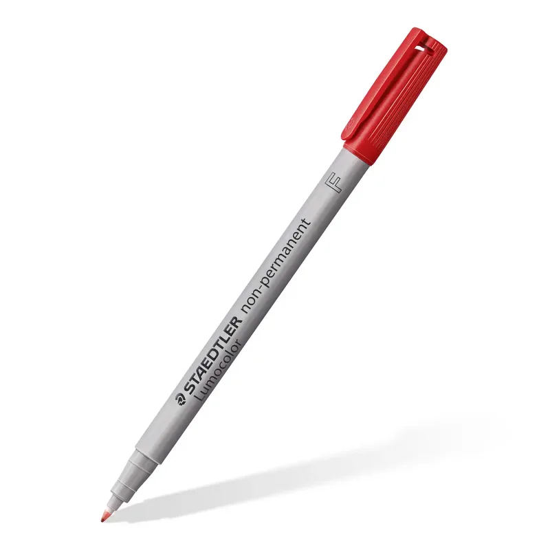 Viltstift Staedtler Lumocolor 316 non permanent F set à 4 stuks assorti van Staedtler – productfoto 2 van 3
