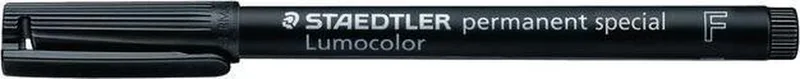 Viltstift Staedtler Lumocolor 319 special permanent F - 10 stuks by Staedtler in Black – product photo
