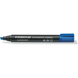 Viltstift Staedtler Lumocolor 350 permanent schuin blauw by Staedtler – product photo 2 of 2