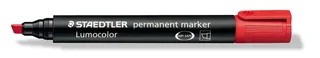 Viltstift Staedtler Lumocolor 350 permanent schuin rood by Staedtler – product photo 1 of 2