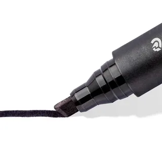 Viltstift Staedtler Lumocolor 350 permanent schuin zwart by Staedtler – product photo 3 of 4