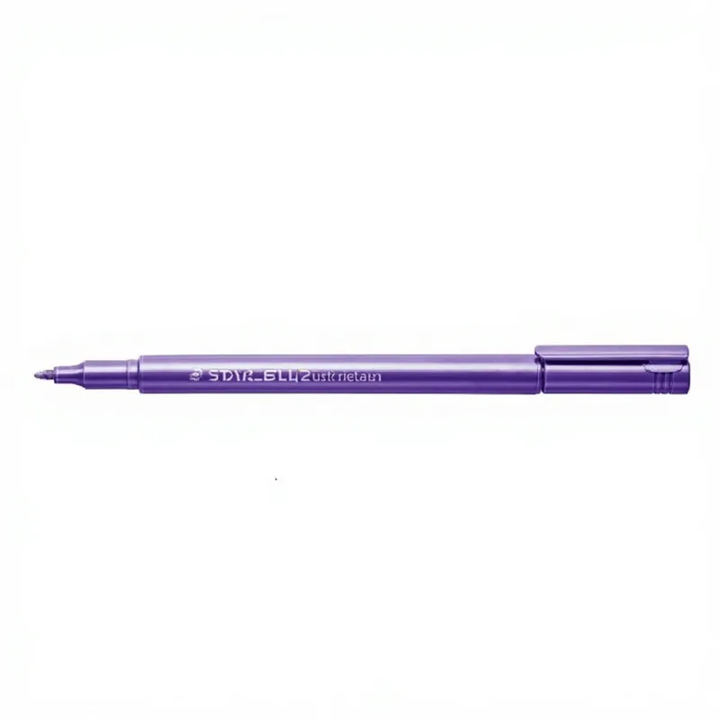 Violetter Metallic-Marker mit runder Kunststoffspitze, ca. 1-2 mm von Staedtler – Produktfoto