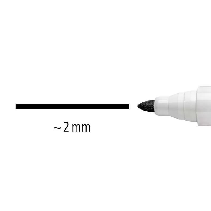Whiteboardmarker Staedtler Lumocolor 351 rond zwart 2mm de Staedtler – photo produit 3 sur 6