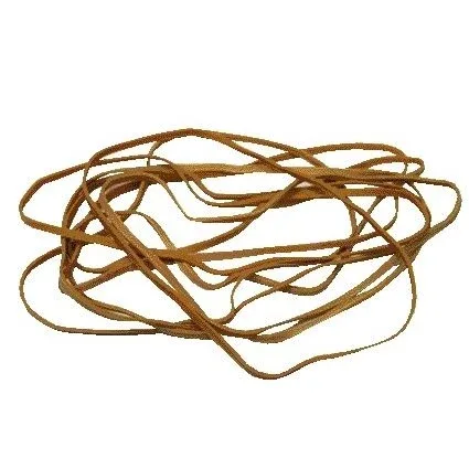 Elastiek standard 24 150x1.5mm 50gr 85st bruin | 10 stuks by Standard Rubber Band – product photo