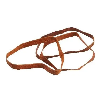 Elastiek standard 75 100x7.5mm 100gr 50st bruin | 10 stuks van Standard Rubber Band – productfoto