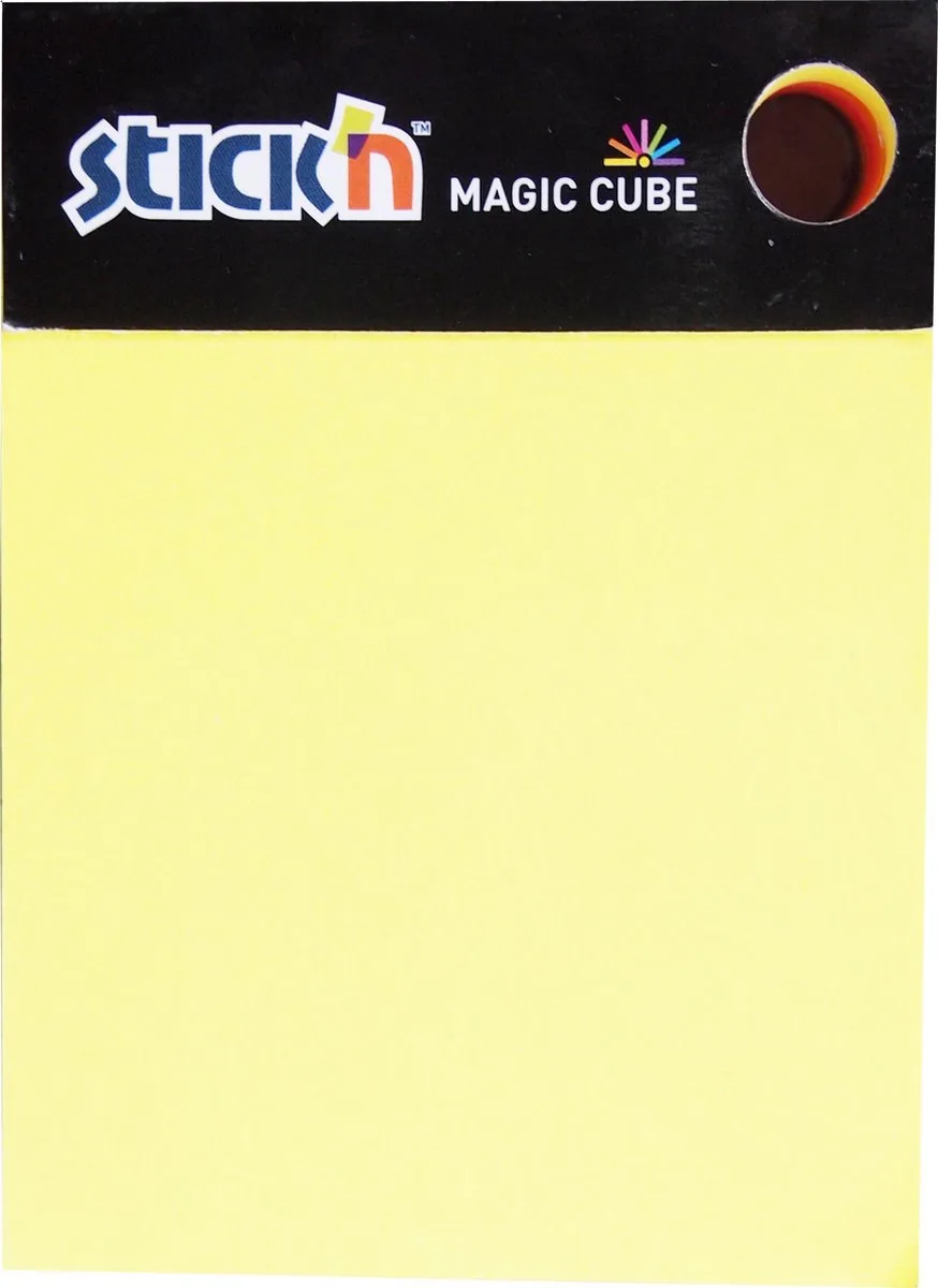 kubus scrum Sticky Notes - 101x76mm- 7 Verschillende Neon Kleuren- 280 Memoblaadjes van Stick'n in Gemengd neon – productfoto