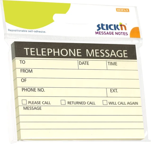 Telefoon Notitieblok - 76x101mm - 100 Sticky Notes