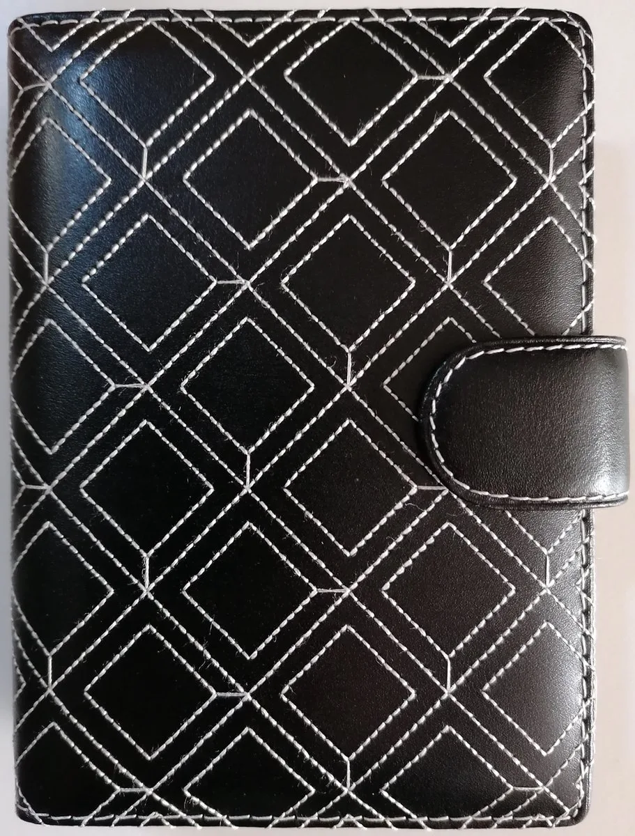 Agenda Mini Tartan Wit de Succes en Noir – photo produit
