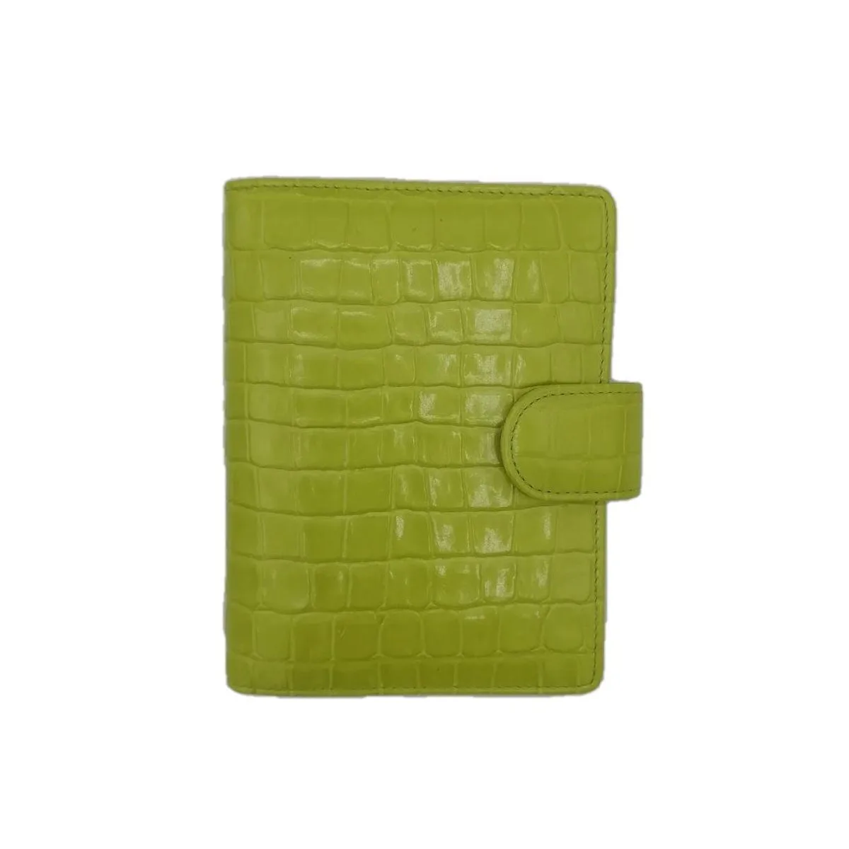 agenda omslag mini leer sparkle de Succes en Lime – photo produit