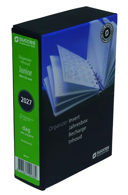 Agendavulling 2027 Succes Junior 1dag/1pagina van Succes – productfoto