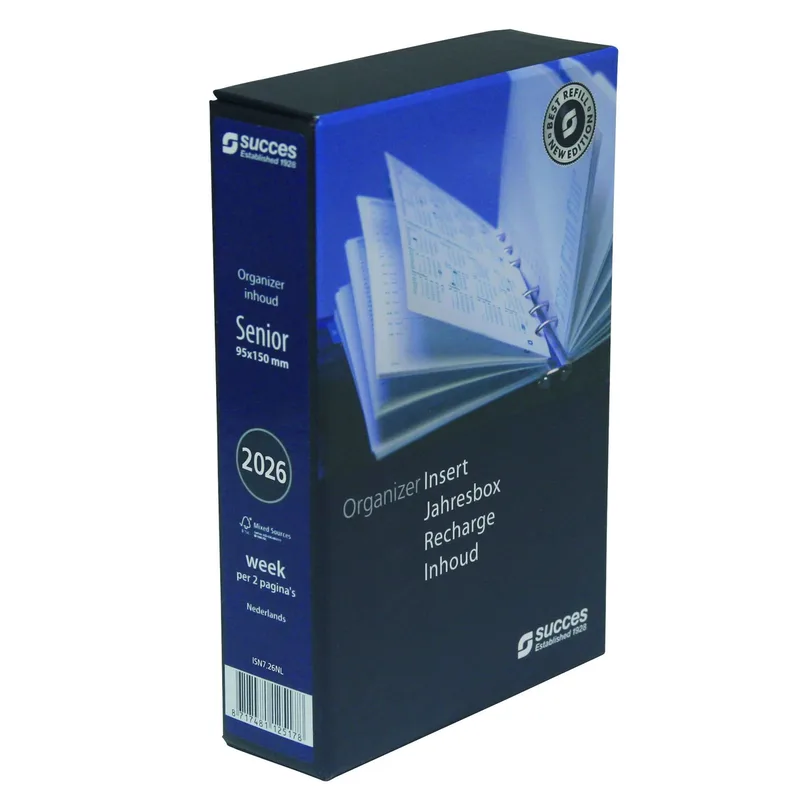 Agendavulling 2027 succes senior 7dagen/2pagina's by Succes – product photo