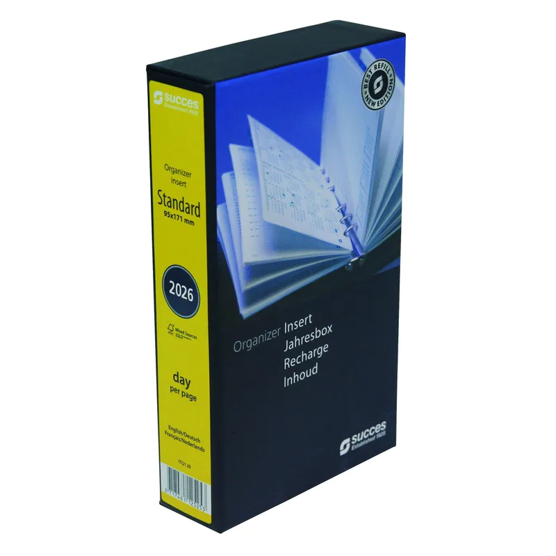 Agendavulling 2027 succes standard 1dag/1pagina by Succes – product photo