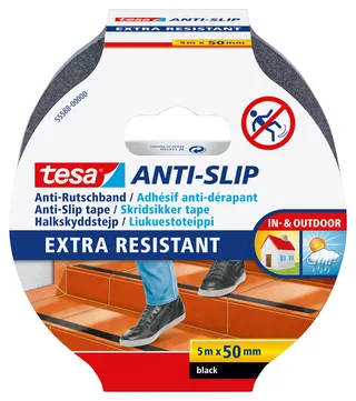 Anti-slip tape tesa® 5mx50mm zwart von tesa – Produktfoto 1 von 2