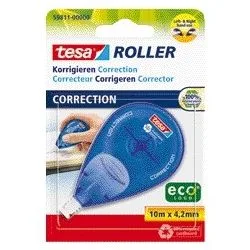 Correctietape tesa rechts linkshandig 4.2mm bl | 5 stuks by tesa – product photo