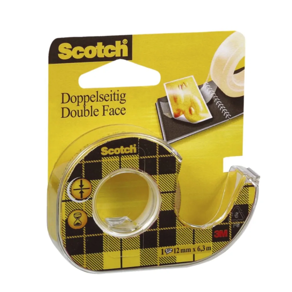 Dobbeltklæbende tape TESA 7,5m x 12mm fra tesa – produktbillede