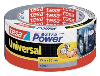 Duct tape tesa® extra Power Universal 25mx50mm grijs van tesa – productfoto 1 van 2