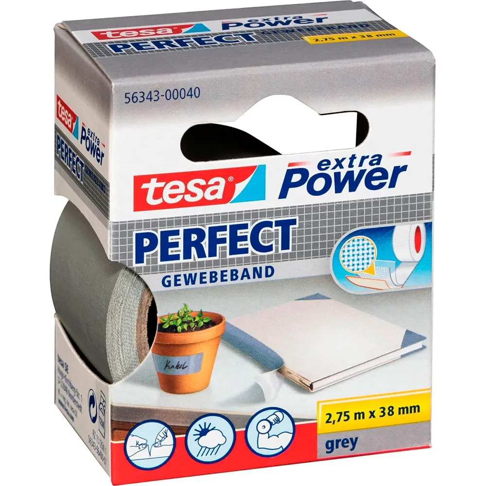 Duct Tape Extra Power Perfect 2.75m X 38mm 56343 de tesa – photo produit