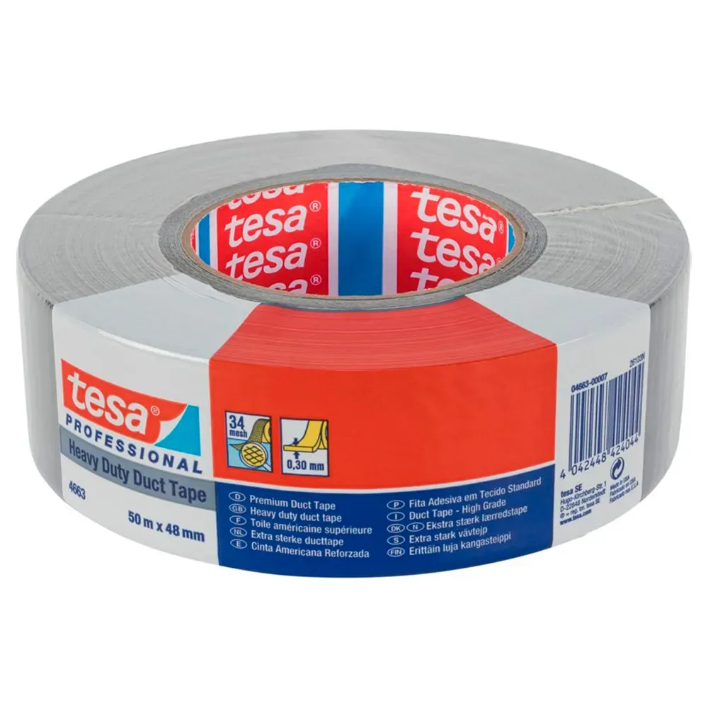 Duct Tape Heavy Duty Prof 50m X 48mm 04663 de tesa – photo produit