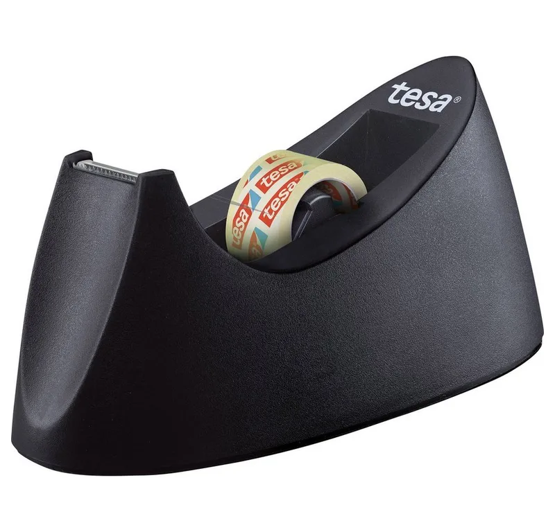 Klebeband tesa Klebeband-Abroller tesafilm Curve Rollenbreite (max): 19 (tesafilm Curve) von tesa in Schwarz – Produktfoto
