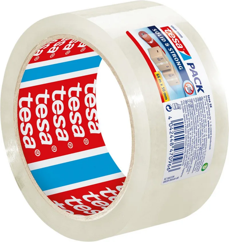 Klebeband tesa Pack Solid & Strong 66 m x 50 mm, transparent de tesa – photo produit 5 sur 5