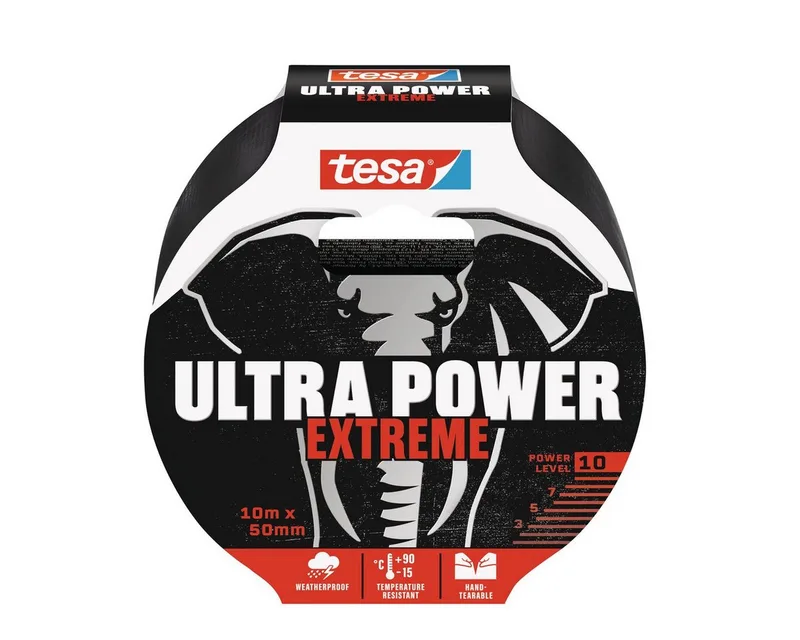 Klebeband tesa Reparaturband Ultra Power Extreme schwarz 50mmx10m von tesa – Produktfoto 1 von 5