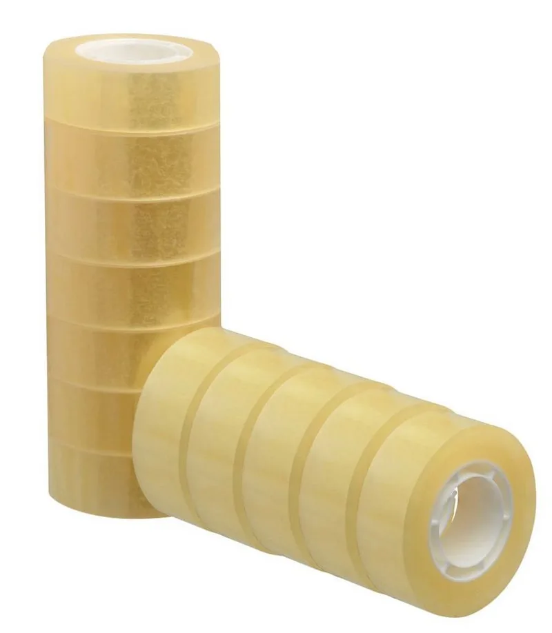 Klebeband tesafilm® 57401 Klebefilm transparent 12mm x 10m - 12 Rollen by tesa – product photo