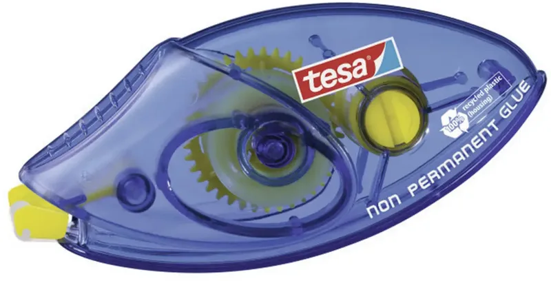 Lijmroller tesa® ecoLogo® niet permanent op blister van tesa – productfoto 3 van 3