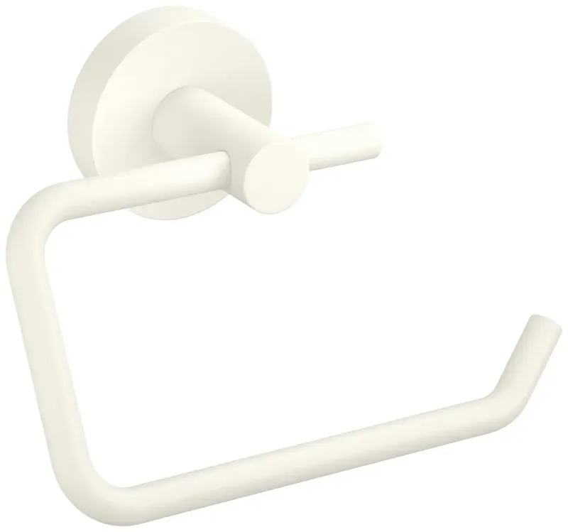 MOON WHITE Toiletrolhouder Lijm Metaal de tesa en Blanc – photo produit