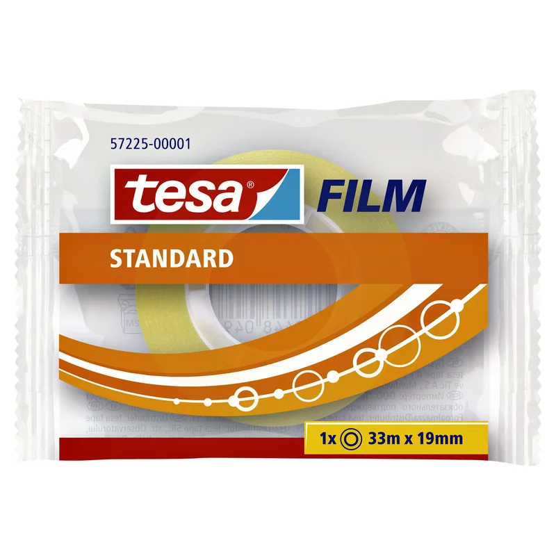 Plakband tesafilm standaard 33mx19mm transparant | 24 stuks by tesa – product photo