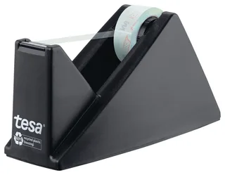 Plakbandhouder Tesa eco&crystal 59045 zwart met 1 rol tape 19mmx10m de tesa – photo produit 1 sur 3