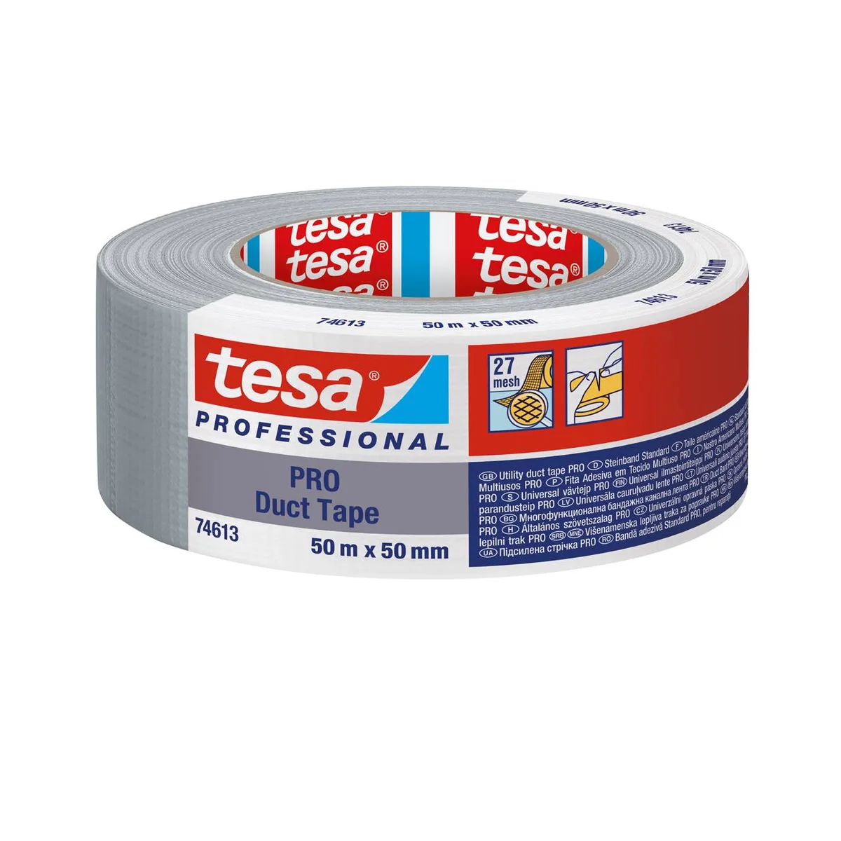PRO 74613 Duct Tape silber von tesa – Produktfoto