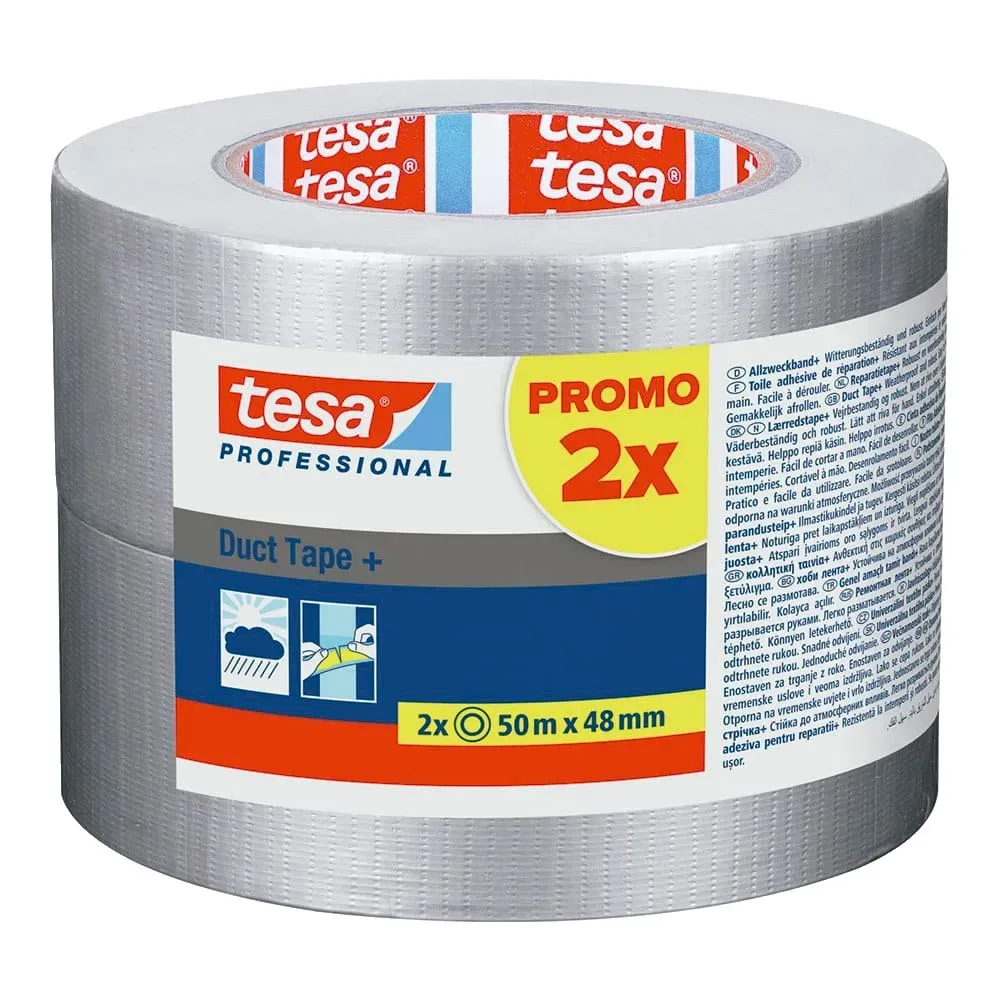 Duct Tape Professional 48 Mm X 50 M 2 Unités de tesa – photo produit