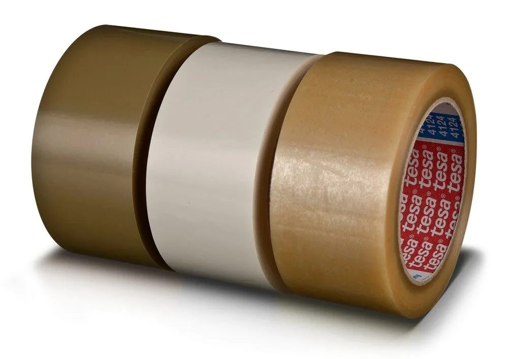 pvc verpakkingstape Tesapack 4124 wit 50mmx66mtr von tesa – Produktfoto