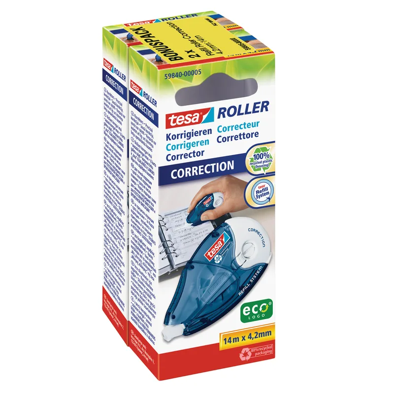 Roller Korrigieren 2x zum Nachfüllk.-Preis by tesa – product photo