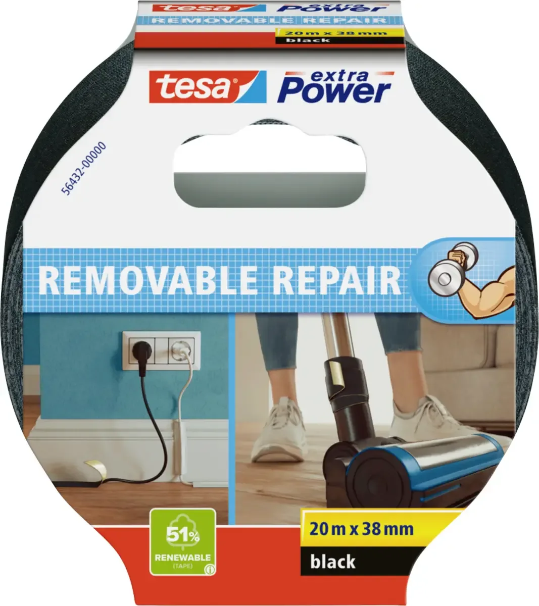 extra Power Eco Repair från tesa i Svart – produktbild