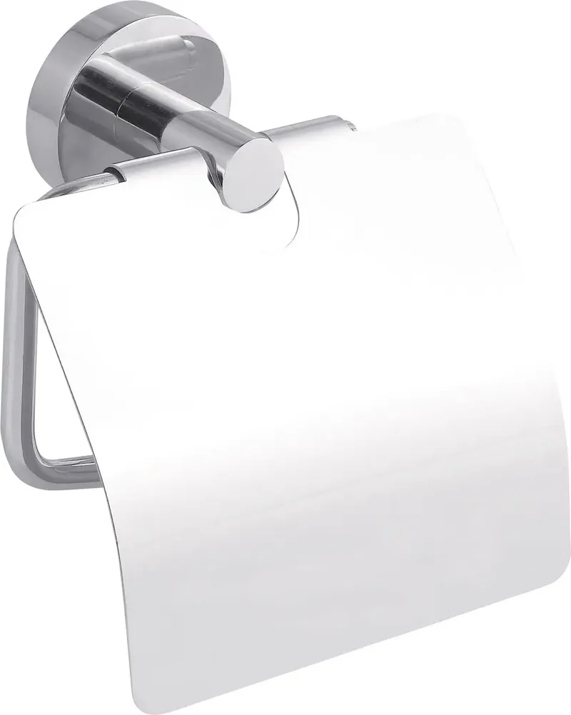 SMOOZ Toiletrolhouder Lijm Metaal by tesa in Chrome – product photo