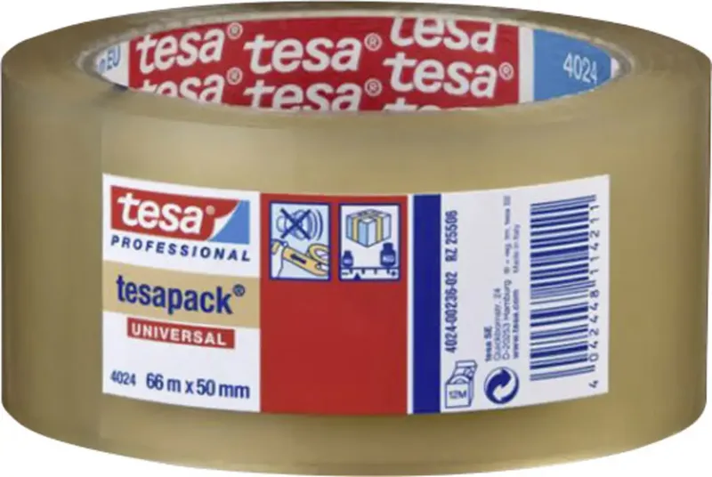 tesa 04024-00202-04 Verpakkingstape tesapack 4024 (l x b) 66 m x 38 mm 1 stuk(s) de tesa en Transparent – photo produit