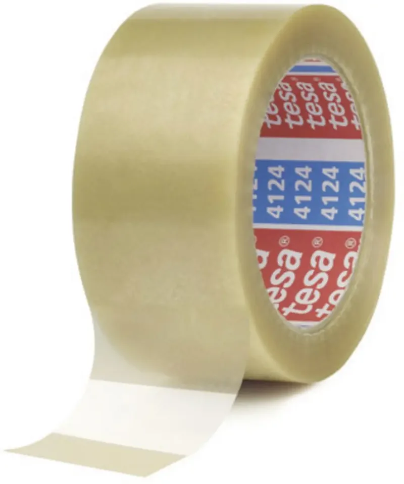 tesa 04124-00014-00 Verpakkingstape tesapack 4124 (l x b) 66 m x 38 mm 1 stuk(s) von tesa in Transparent – Produktfoto