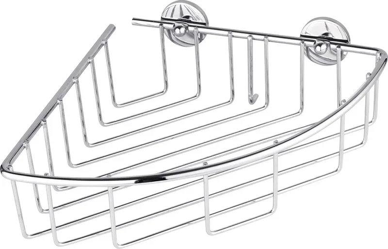 tesa 40216-00000-00 baath Plus Doucherek (hoek) Lijm Chroom (glanzend) by tesa in Chrome – product photo