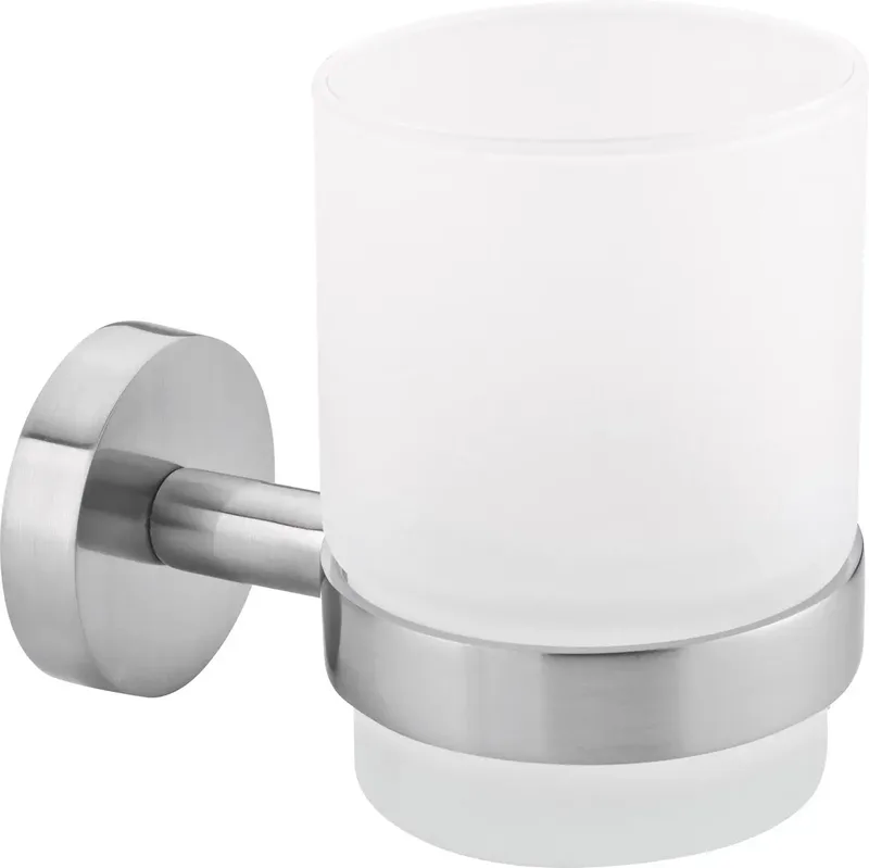 tesa 40312-00000-00 MOON Tandenborstelbeker Lijm Zilver, Wit (gesatineerd) de tesa en Argent, Blanc – photo produit