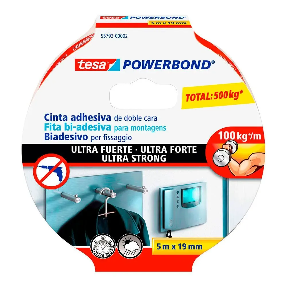 Ruban Adhésif Double Face 55792 19 Mmx 5 M de tesa – photo produit