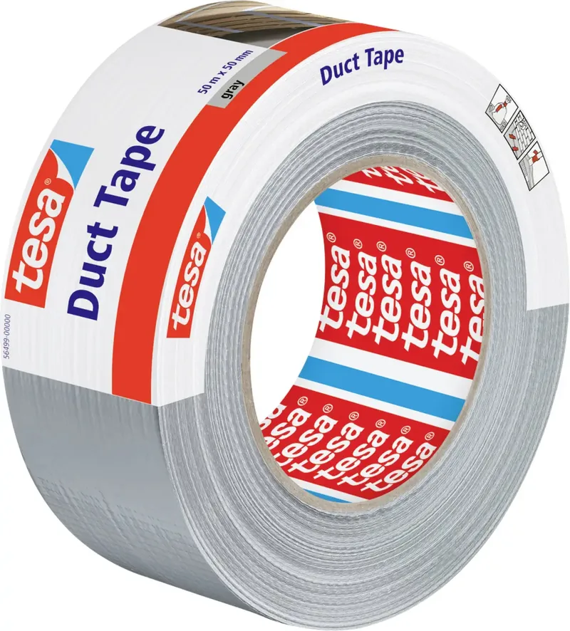 tesa 56499-00000-15 Reparaturband tesa® Duct tape Grau (L x B) 50 m x 50 mm 1 St. by tesa – product photo