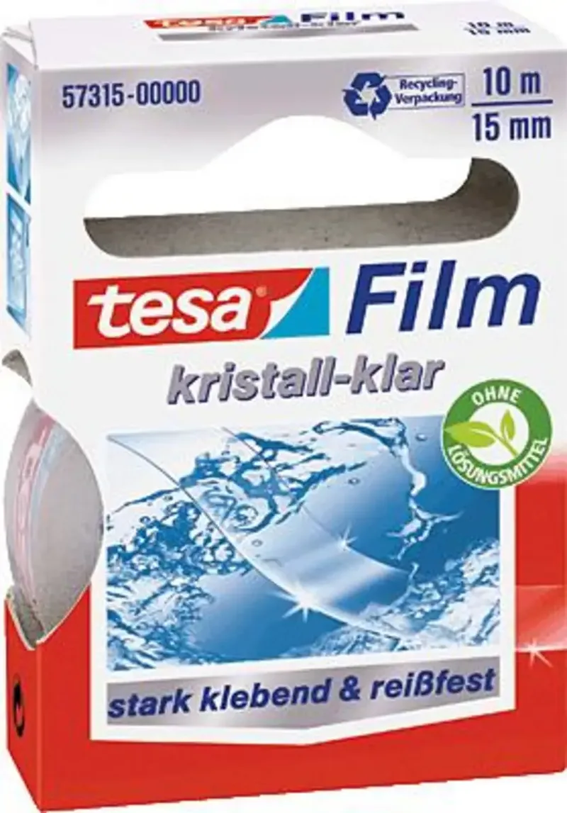 tesa 57315-00000-02 tesafilm kristall-klar Transparent (L x B) 10 m x 15 mm 1 St. von tesa – Produktfoto