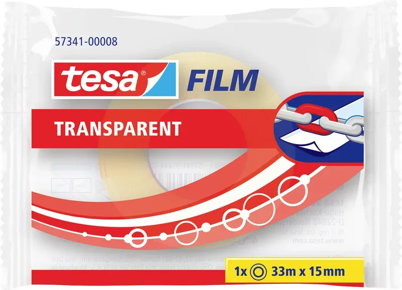 tesa 57341-00008-01 Klebeband tesafilm® Transparent (L x B) 33 m x 15 mm 1 St. de tesa – photo produit