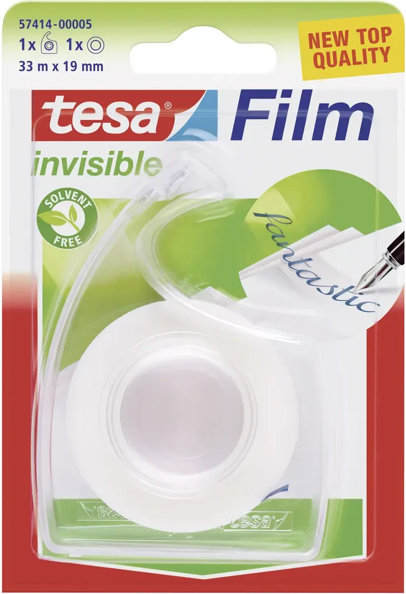tesa 57414-00005-03 tesafilm Invisible Transparent (L x B) 33 m x 19 mm 1 St. by tesa – product photo
