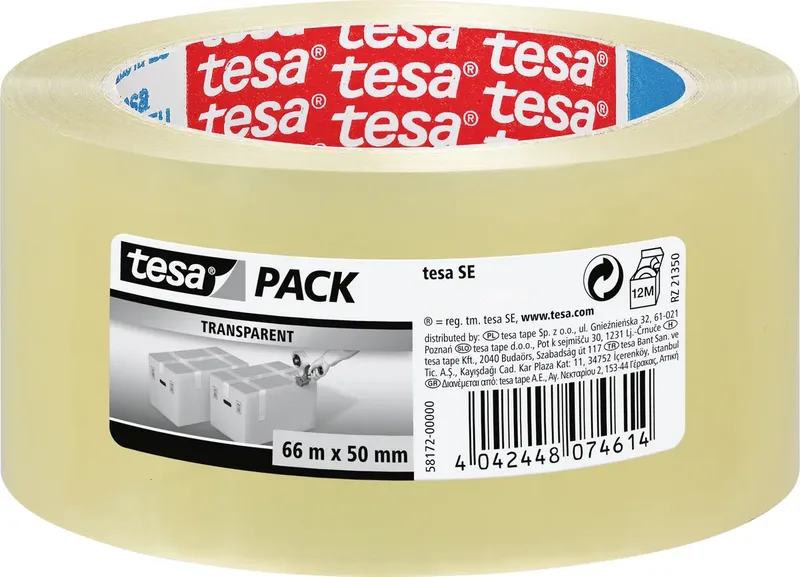 tesa 58172-00000-01 Klebeband tesapack® Transparent (L x B) 66 m x 50 mm 1 St. de tesa – photo produit