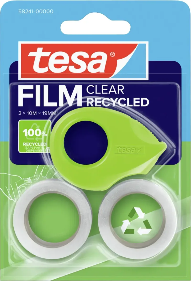tesa 58241-00000-01 tesafilm ecoLogo® Hellgrün (L x B) 10 m x 19 mm 1 St. de tesa – photo produit