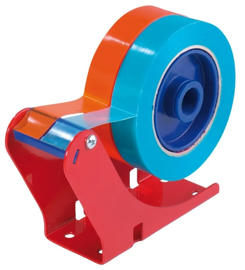 Tischabroller 6012, Stahlgehäuse, Farbe: rot by tesa – product photo