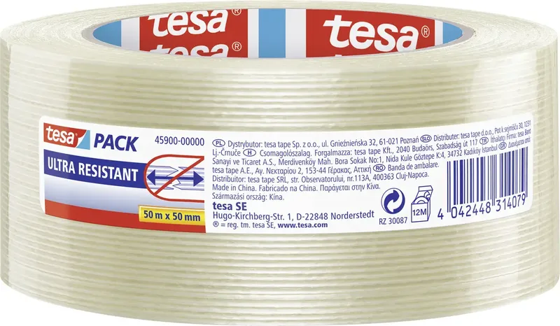 ULTRA RESISTANT 45900-00000-00 Filament-tape tesapack (l x b) 50 m x 50 mm 1 stuk(s) de tesa en Transparent – photo produit