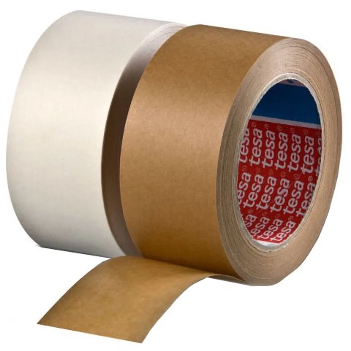 verpakkingstape 4313, papier, 75 mm × 50 m von tesa in Braun – Produktfoto